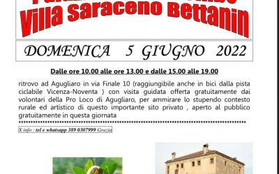 OPEN DAY AL PALAZZO DELLE TROMBE VILLA SARACENO BETTANIN