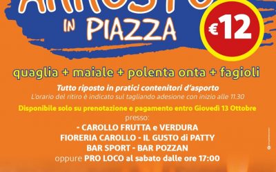 Arrosto in piazza a Fara Vicentino