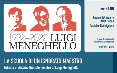 SERATA CULTURALE “La scuola di un ignorato maestro”