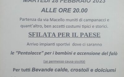 Chiamata di marzo a Posina