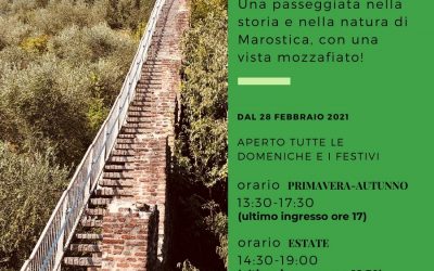 Da domenica 28 febbraio sarà riaperto il Cammino di Ronda sulle mura di Marostic…