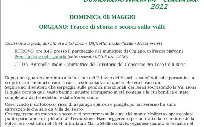 Orgiano: tracce di storia e scorci sulla valle