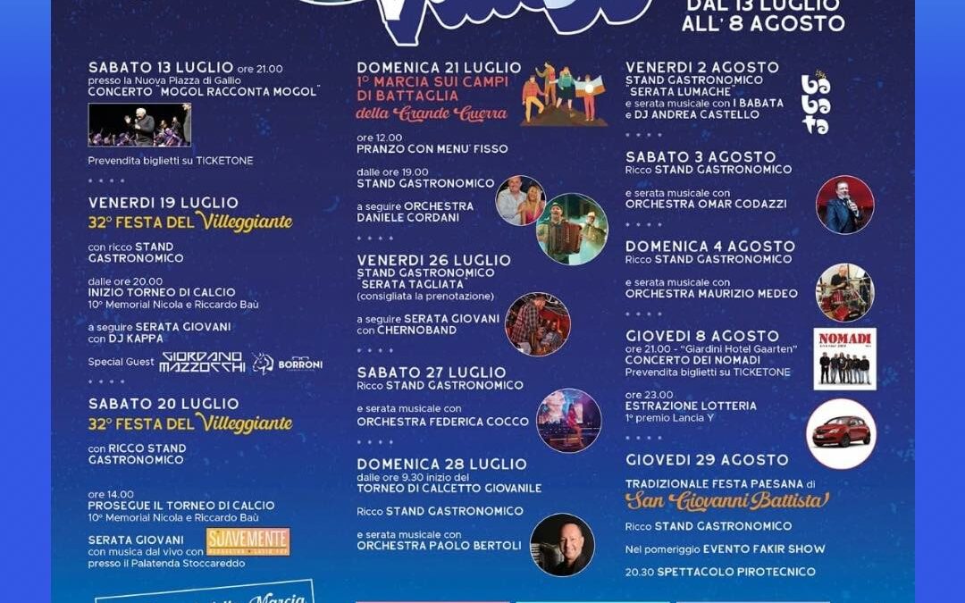 32^ Festa del Villeggiante