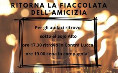 Fiaccolata dell’amicizia a Valdastico