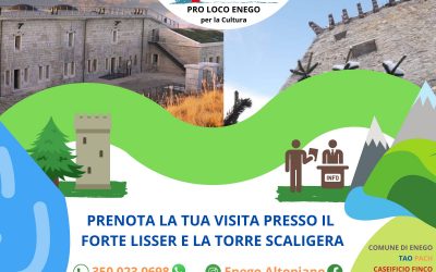 Visite al Forte Lisser ed alla Torre Scaligera di Enego