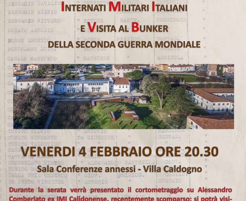 Giornata della memoria – Internati Militari Italiani e visita al Bunker di Caldogno