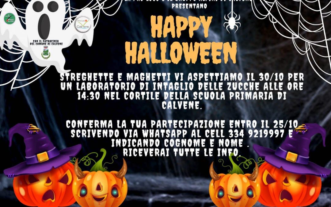 Happy Halloween a Calvene