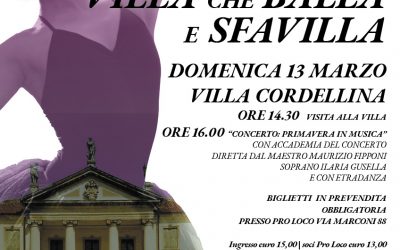 La musica in villa che balla e sfavilla