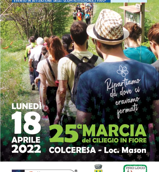 25^ Marcia del ciliegio in fiore a Mason Vicentino