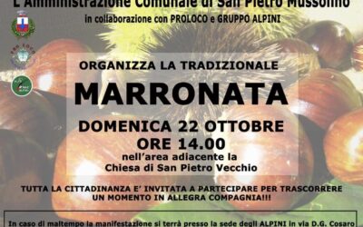 Marronata a San Pietro Mussolino