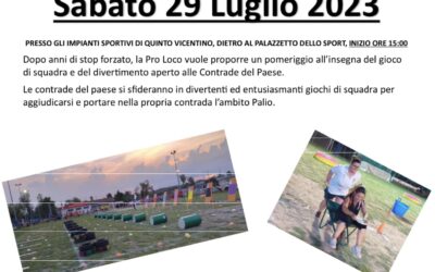 Palio delle contrade a Quinto Vicentino