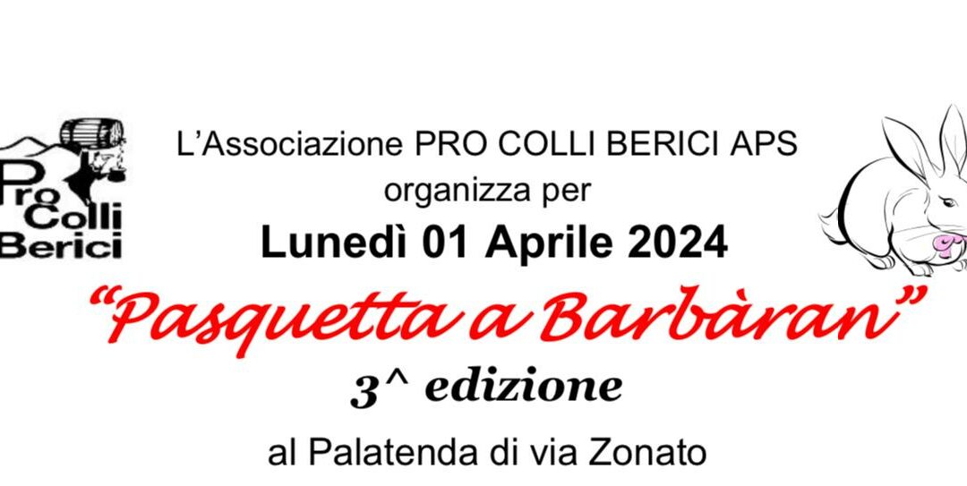 Pasquetta a Barbàran
