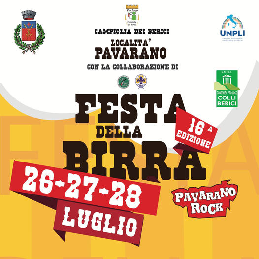 Festa della birra e Pavarano Rock a Campiglia dei Berici