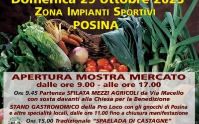 Mostra mercato dei prodotti locali a Posina