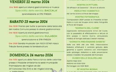 41° fiera mercato dell’Ulivo a Pove