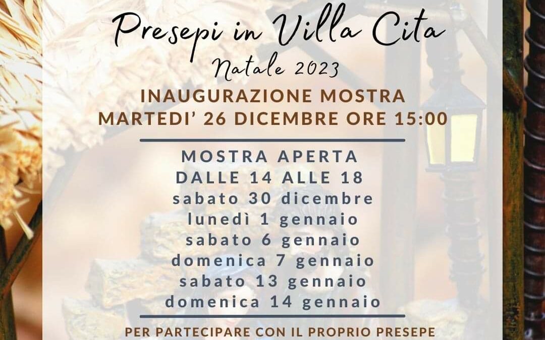 Presepi di Natale in Villa Cita a Montecchio Precalcino