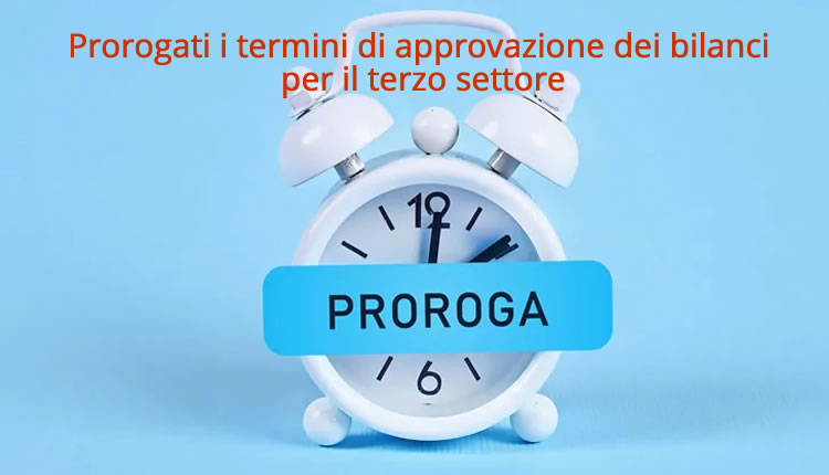PROROGA APPROVAZIONE BILANCI AL 29 GIUGNO 2021