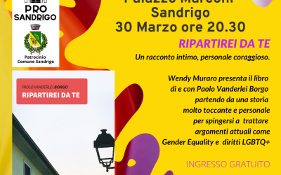 Presentazione libro “Ripartirei da te” a Sandrigo