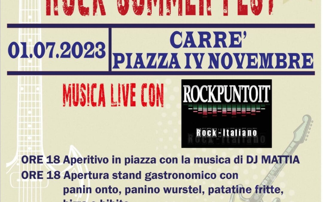 Rock Summer Fest a Carrè