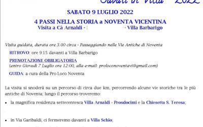 4 PASSI NELLA STORIA a NOVENTA VICENTINA