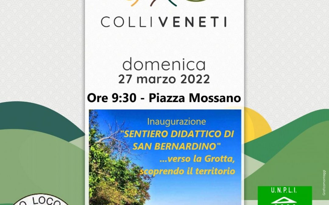 Inaugurazione sentiero didattico di San Bernardino
