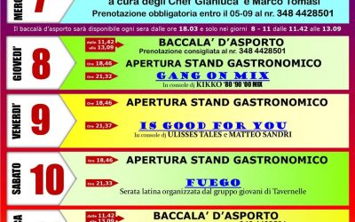 55^ SAGRA DEL BACALA’ di Tavernelle