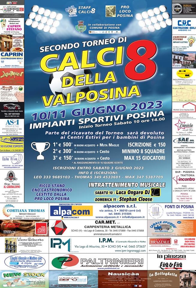 Secondo torneo di Calci8 della Val Posina