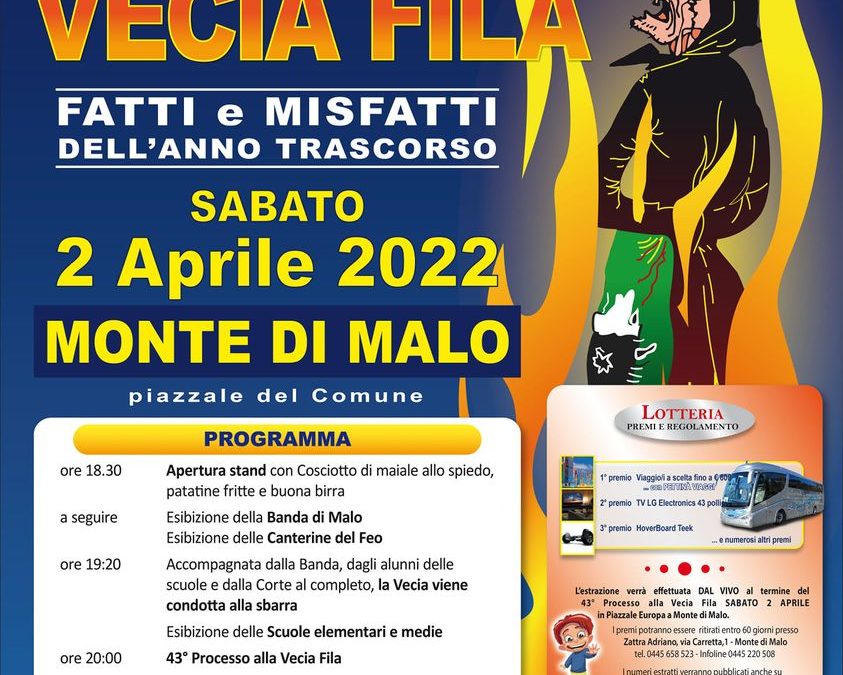 PROCESSO ALLA VECIA FILA a Monte di Malo